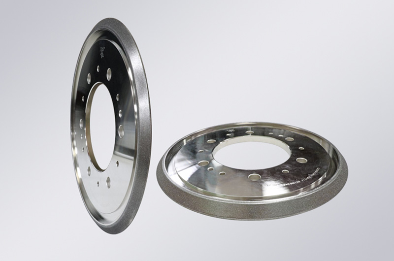 Electroplated grinding wheel for grinding valve stem end surface